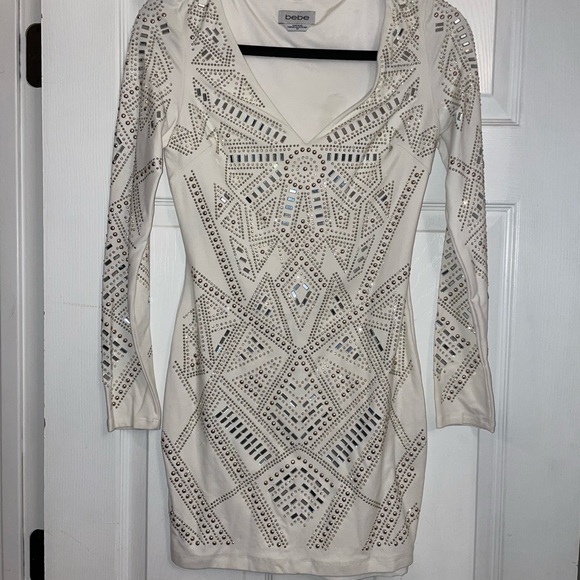 White bebe dress - Picture 3 of 7